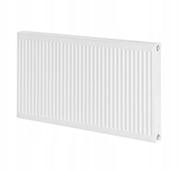 Oceľový panelový radiátor Purmo 1222 W biely 1200 x 600 x 60 mm - bočné pripojenie